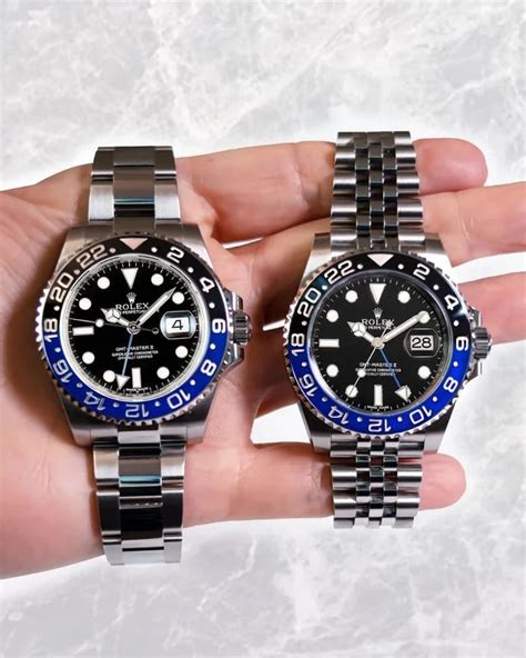 rolex batgirl lug to lug|monochrome vs Rolex batgirl.